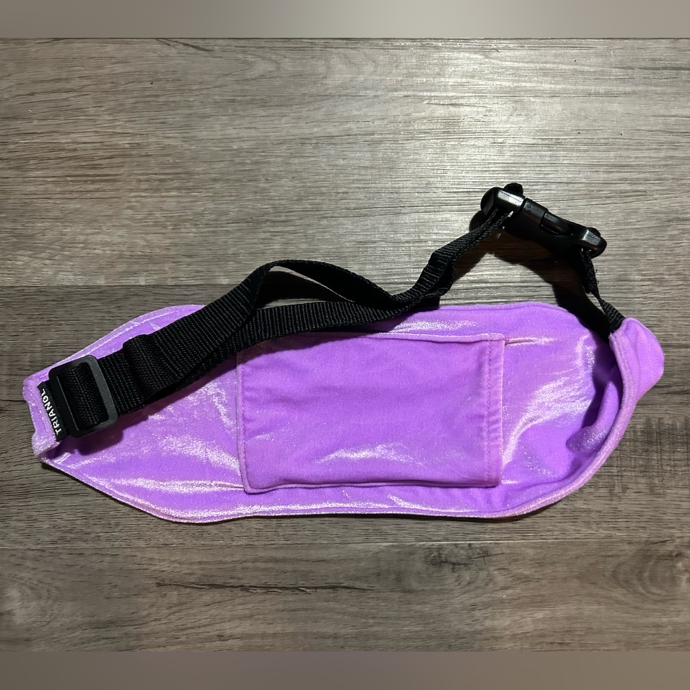 Triangl Swimwear Purple Velvet Fanny Pack OS - Picture 2 of 2